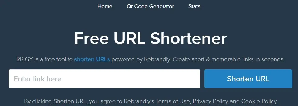 קיצור לינק Free URL Shortener